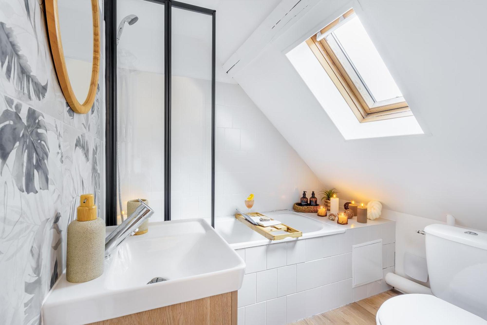 Maisonnette Bleu Horizon Avec Jardin - 2Min Gare - Serenito Homes Saint-Just-en-Chaussee Zewnętrze zdjęcie