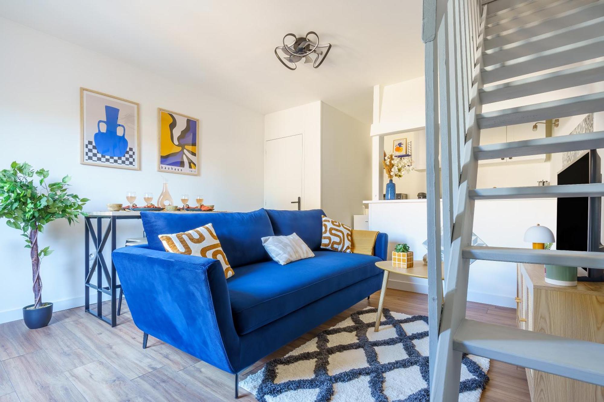 Maisonnette Bleu Horizon Avec Jardin - 2Min Gare - Serenito Homes Saint-Just-en-Chaussee Zewnętrze zdjęcie