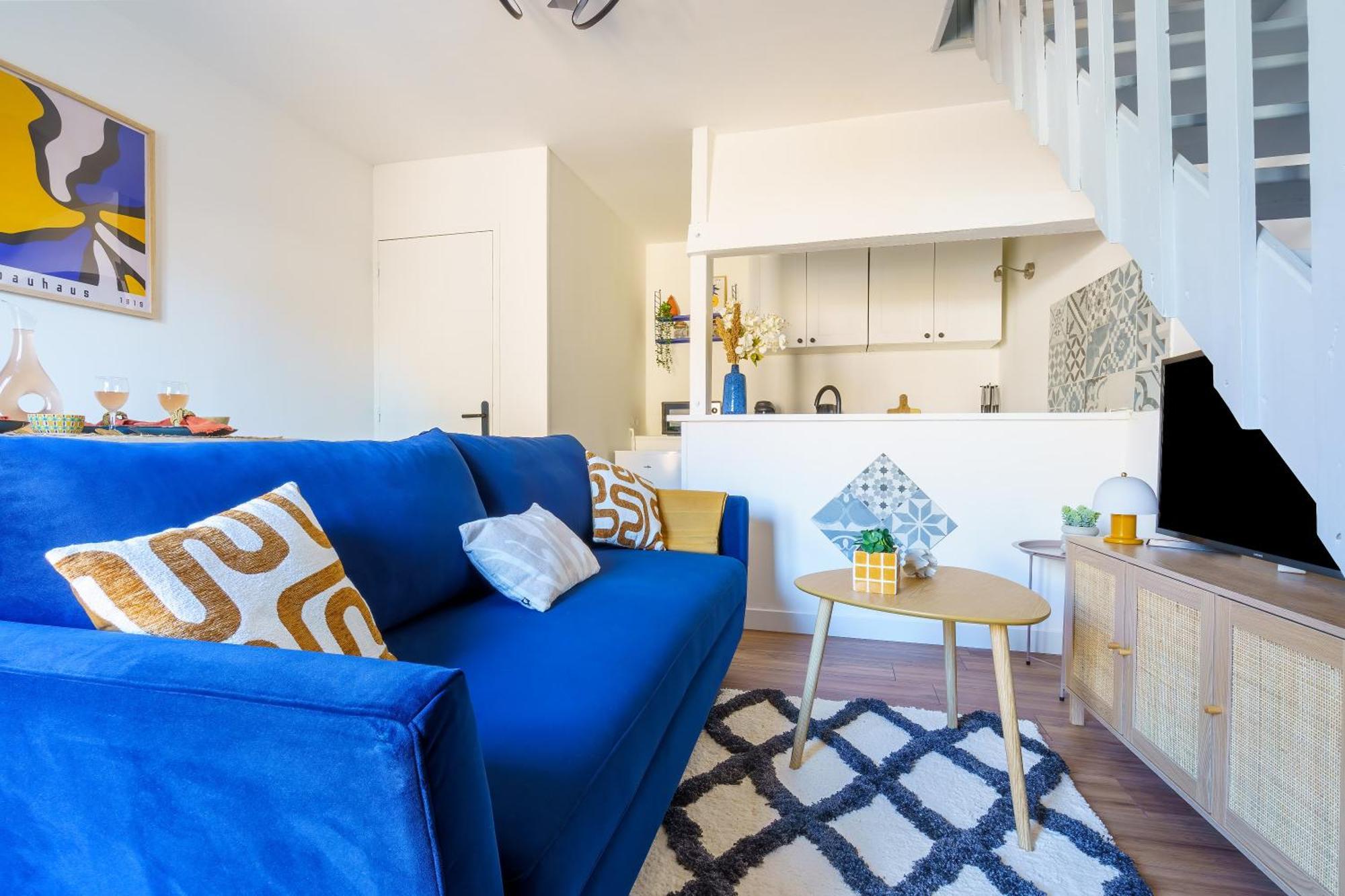 Maisonnette Bleu Horizon Avec Jardin - 2Min Gare - Serenito Homes Saint-Just-en-Chaussee Zewnętrze zdjęcie