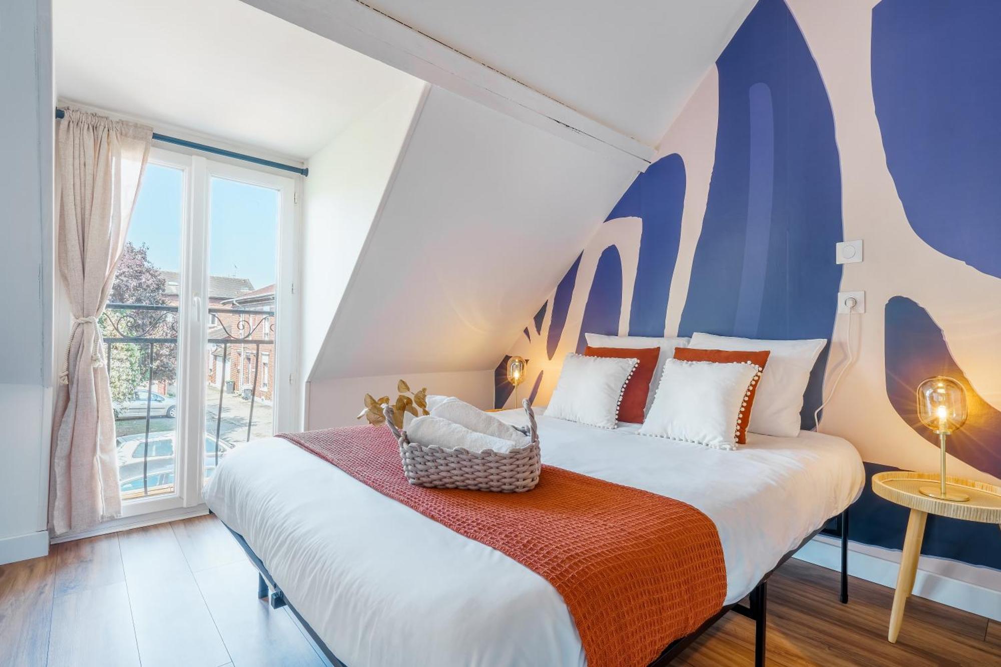 Maisonnette Bleu Horizon Avec Jardin - 2Min Gare - Serenito Homes Saint-Just-en-Chaussee Zewnętrze zdjęcie