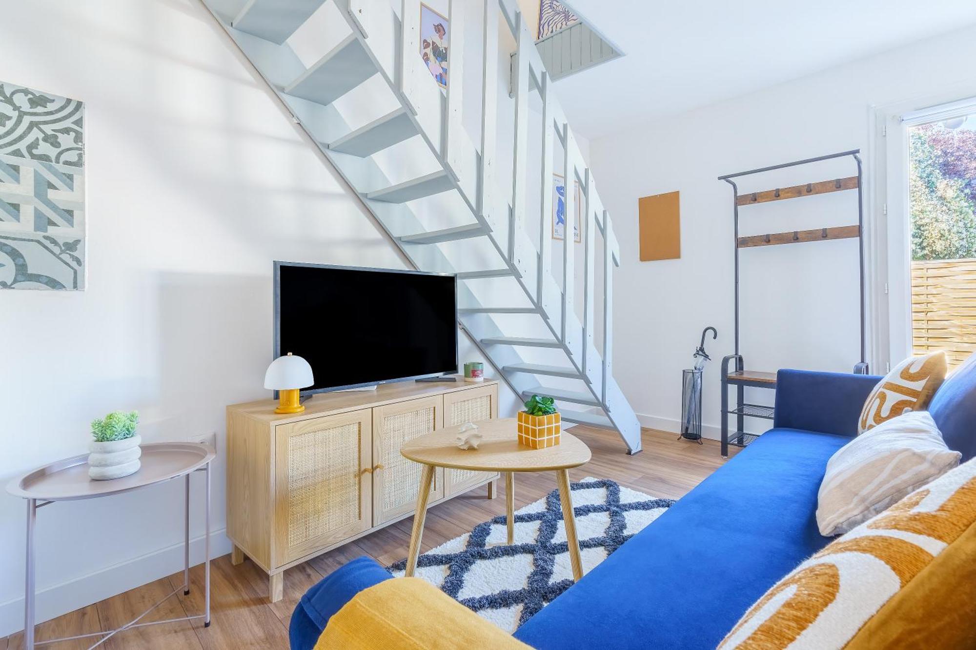 Maisonnette Bleu Horizon Avec Jardin - 2Min Gare - Serenito Homes Saint-Just-en-Chaussee Zewnętrze zdjęcie